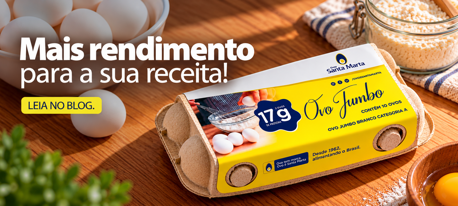 Ovos Santa Marta_ Mais Rendimento